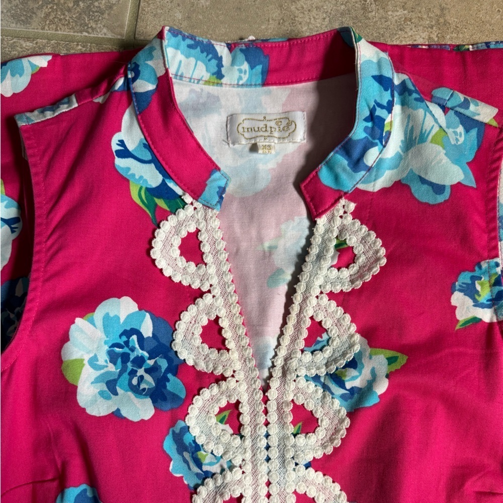 Women’s Mud Pie floral and lace shift dress, size XS - Picture 9 of 9